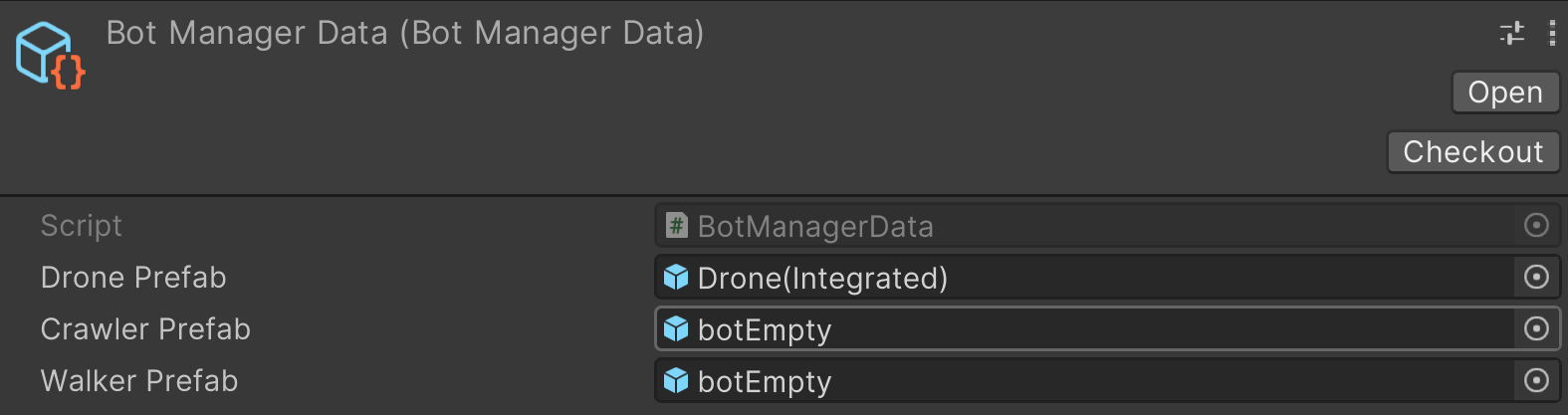 BotManagerData ScriptableObject