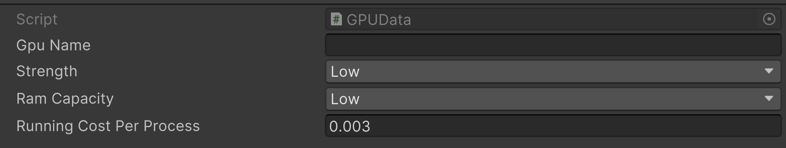 Additional workstation / GPU configuration view