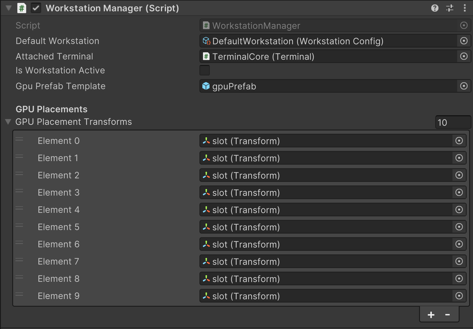 WorkstationManager neighborhood setup