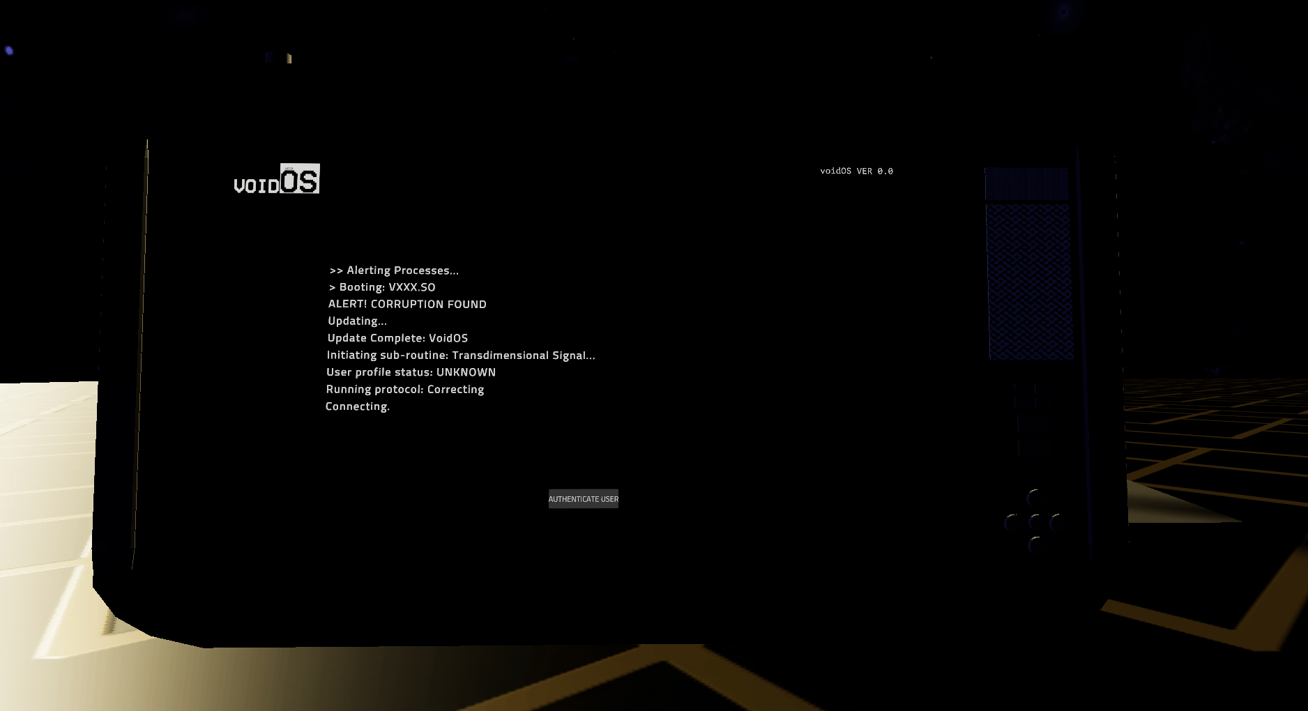 Animated Project Longbow in-world menu prototype